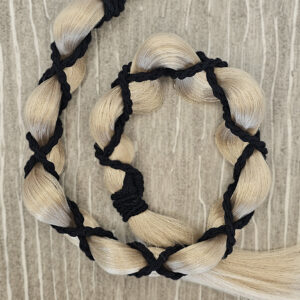 SasSea Wraps Hair Tie - Onyx, M