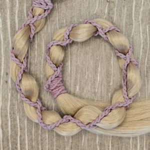 SasSea Wraps Hair Tie - Snowberry, M