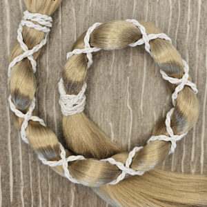 SasSea Wraps Hair Tie - Winter White, M