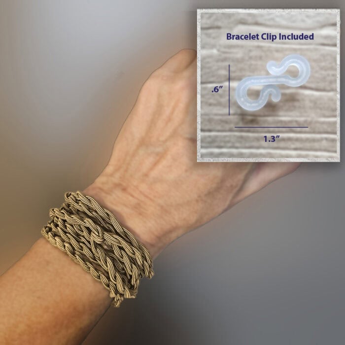 bracelet with clasp sand